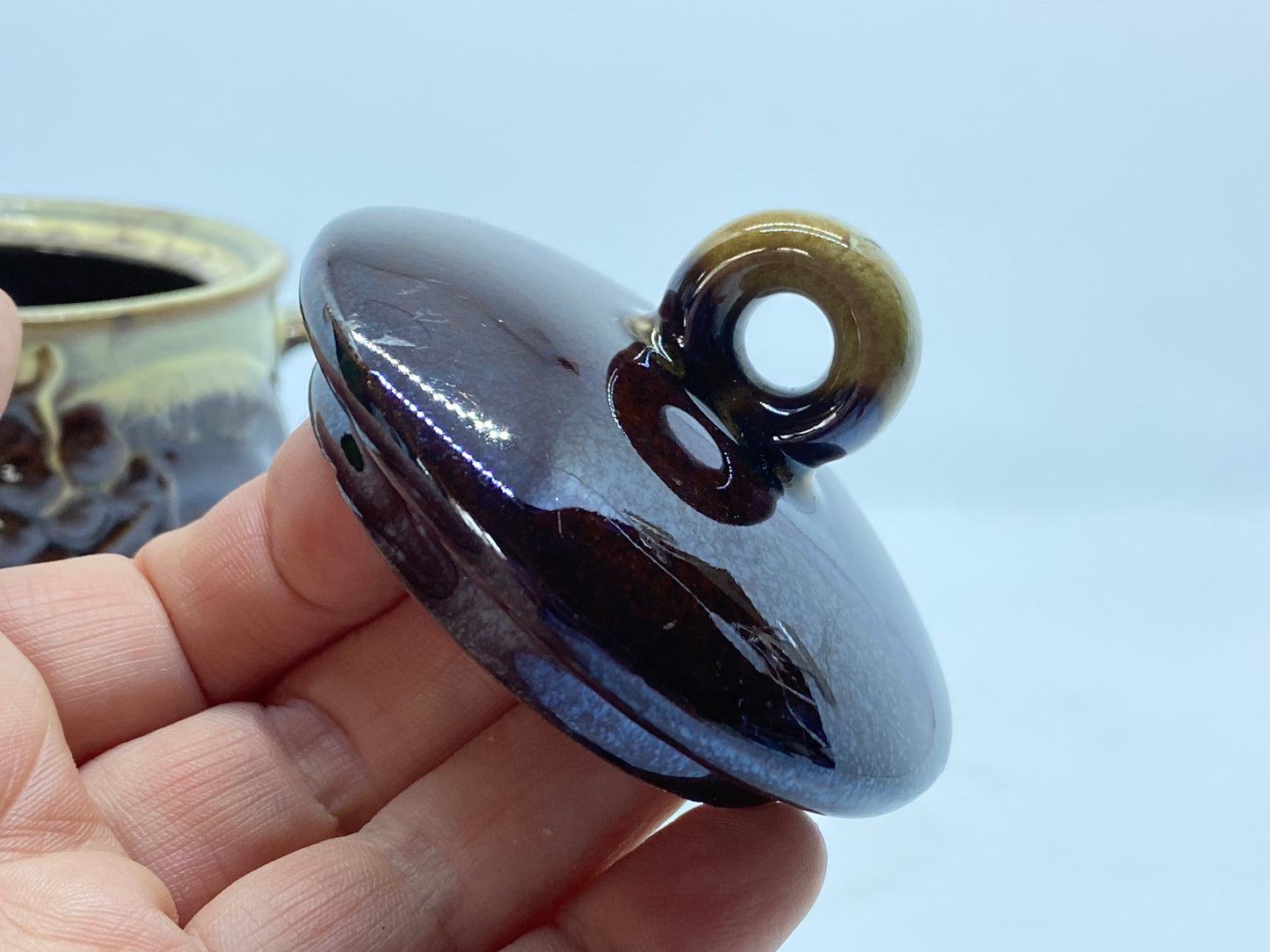 Vintage 1960s Japanese Jam Pot