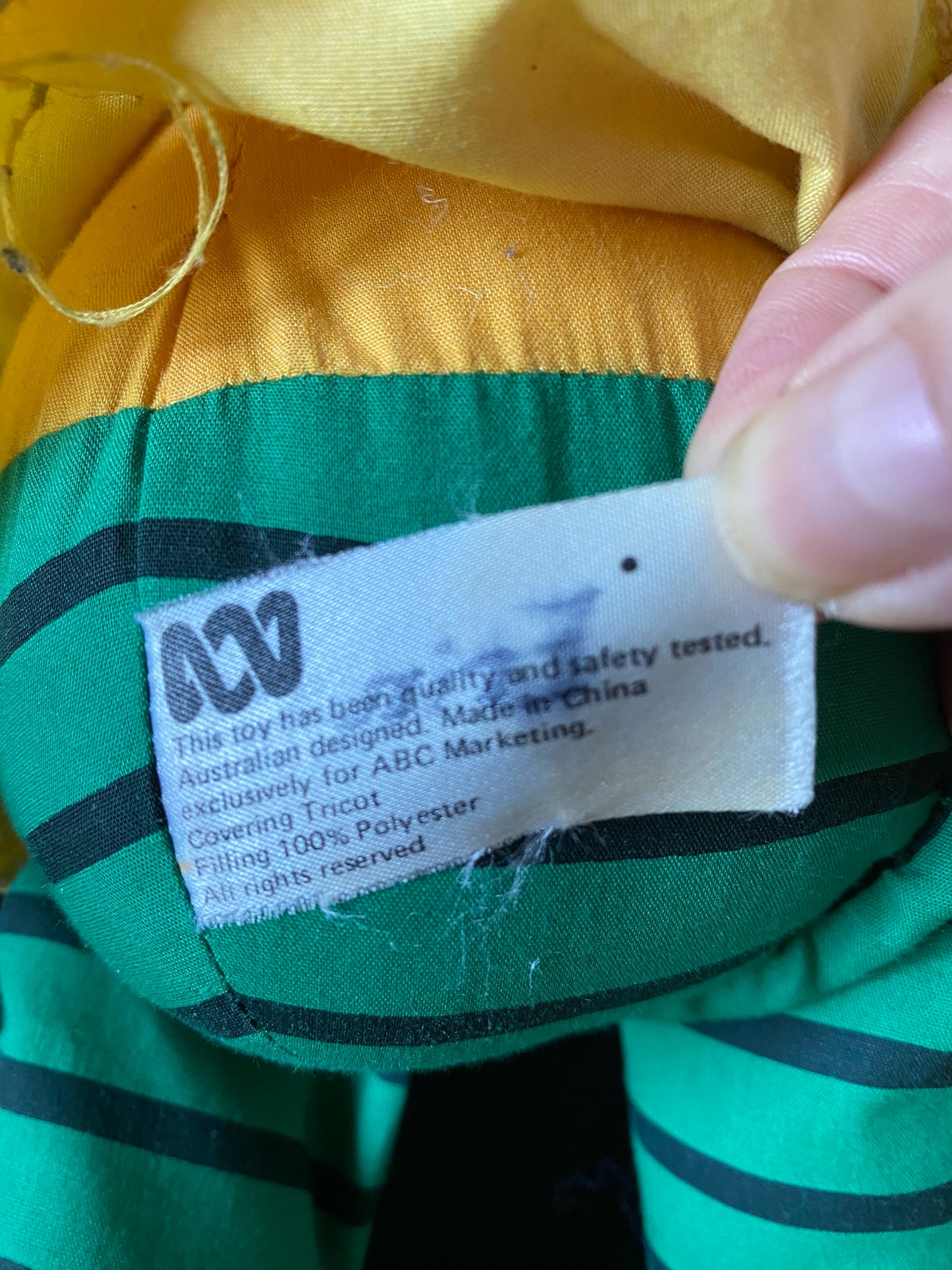Vintage Mr Squiggle ABC