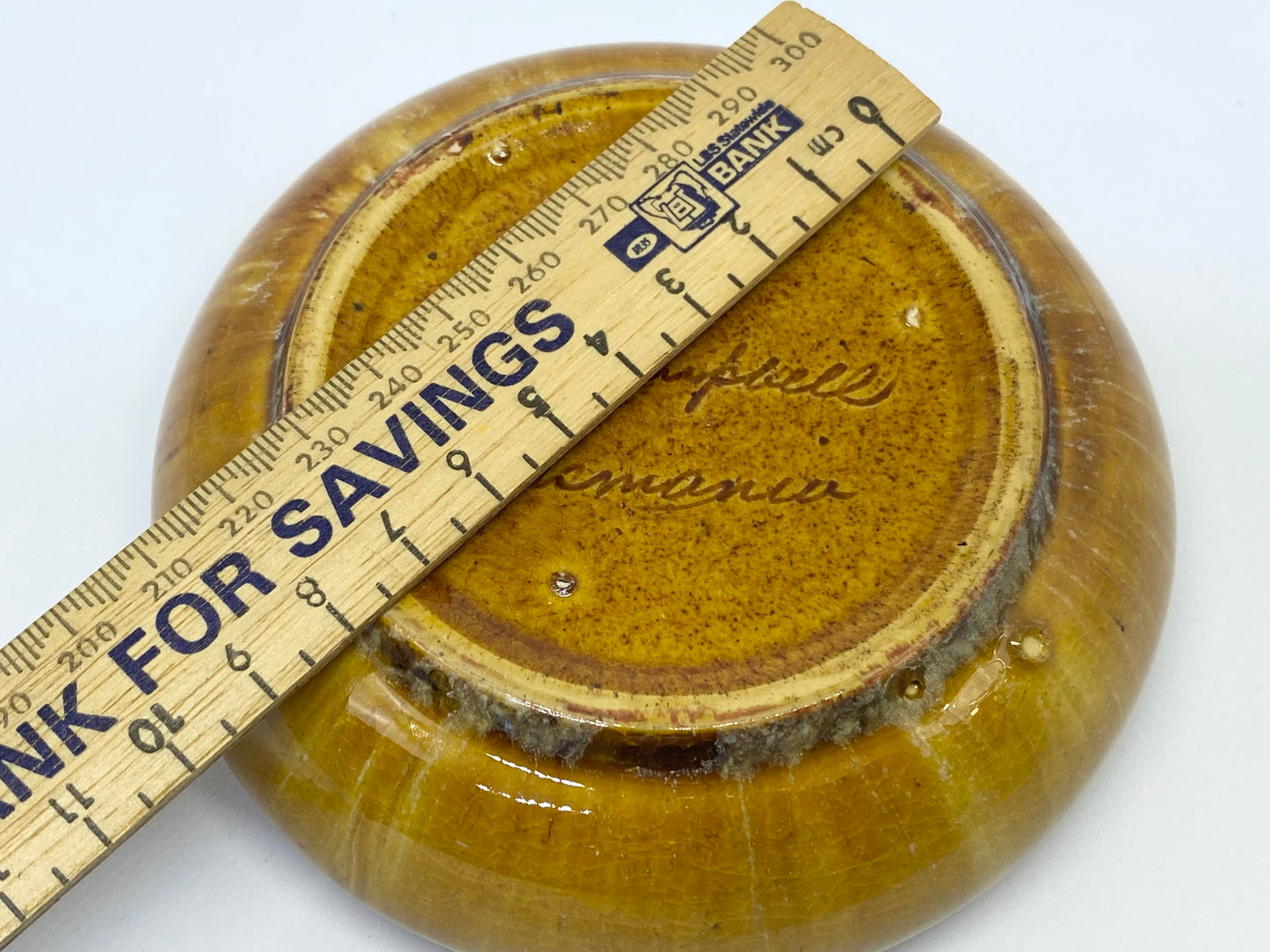 John Campbell Tasmania - 1930s tourist ashtray Tasmania