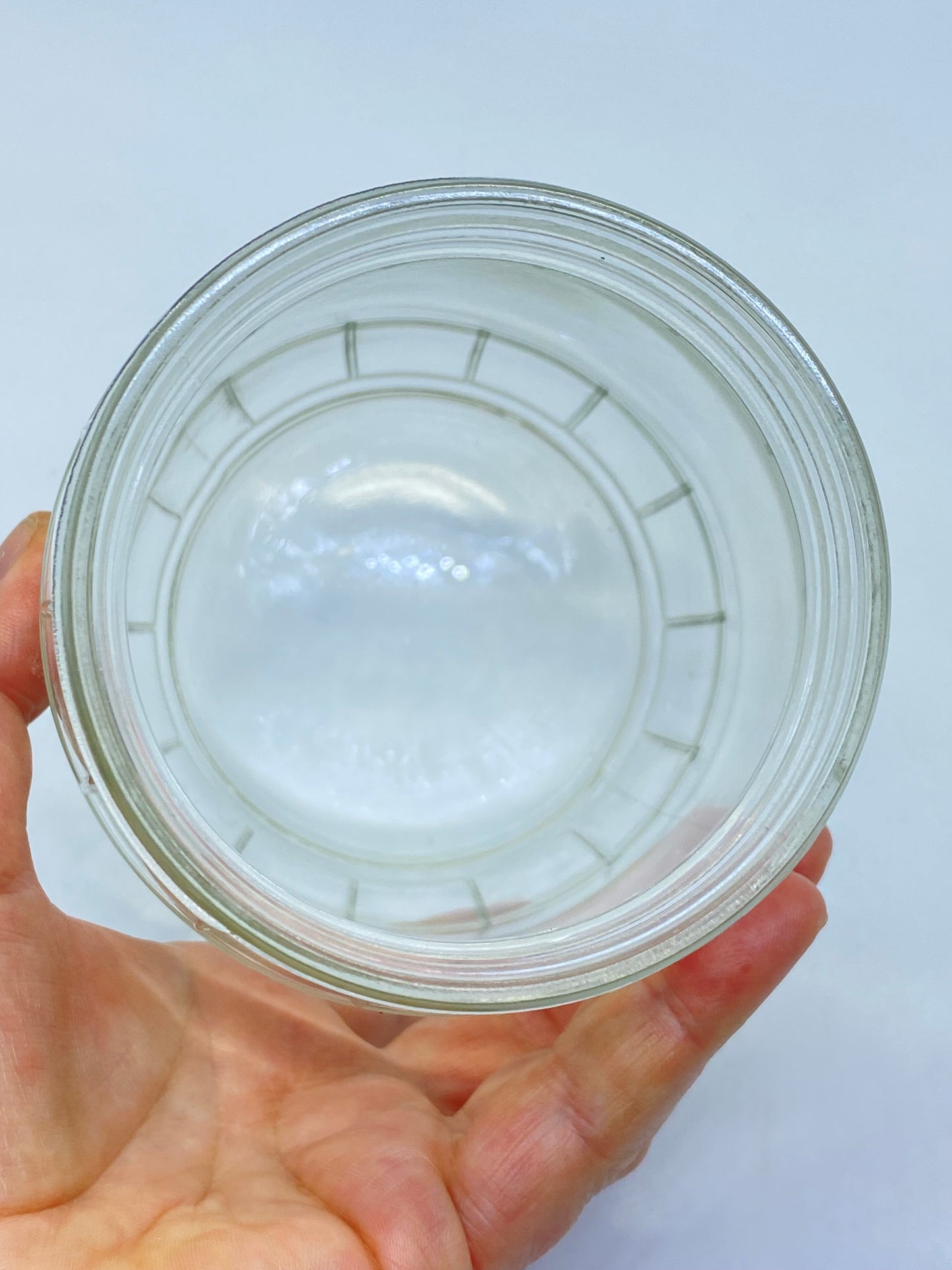 Vintage 1950s AGM Agee Pyrex water jug - barrel shape