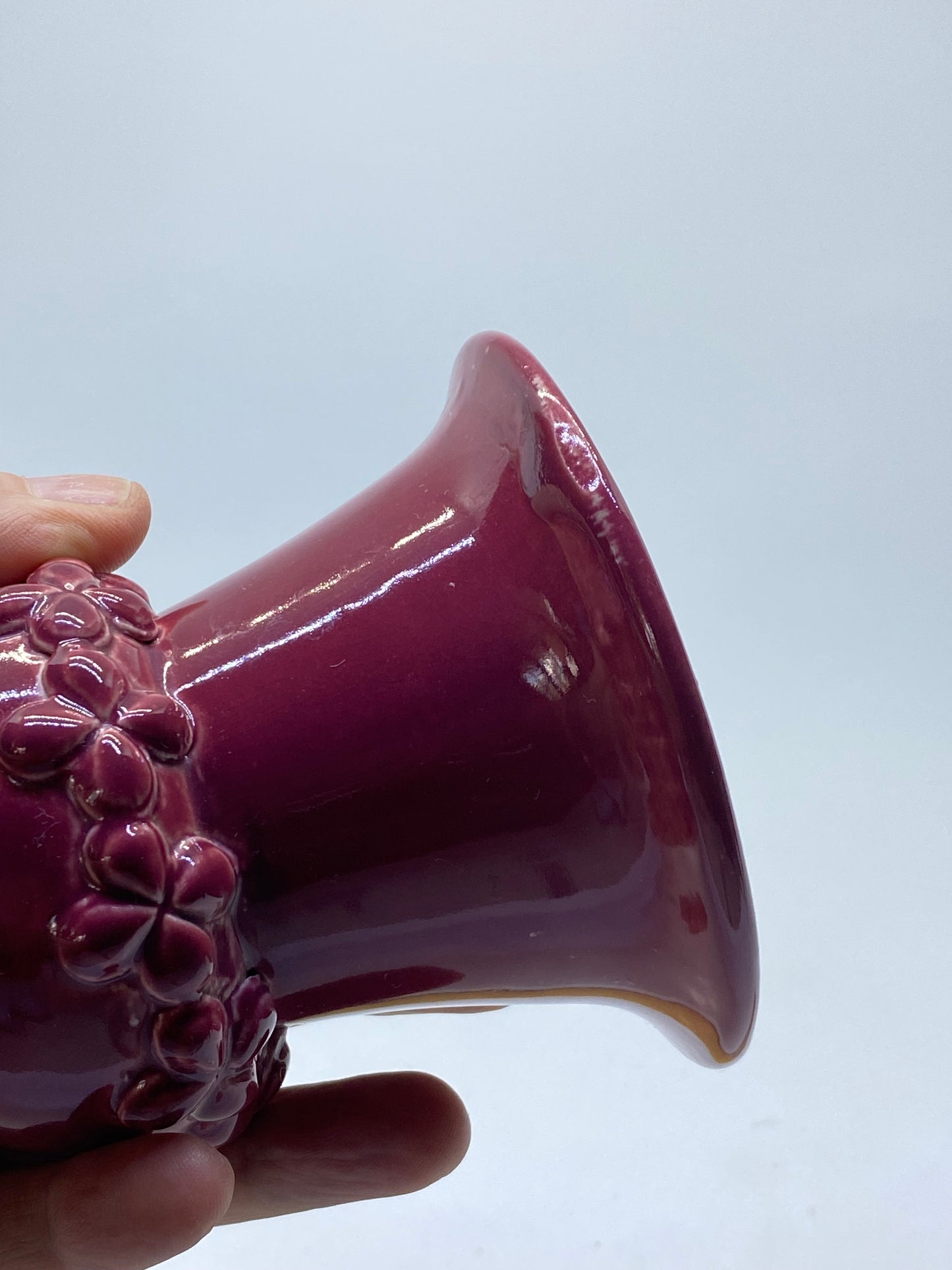 1950s/60s Henning Rathjen Red Glazed Vase - signed