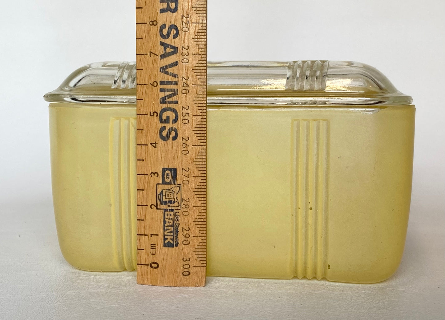1950s Crown Crystal Australia Refrigerator box - yellow