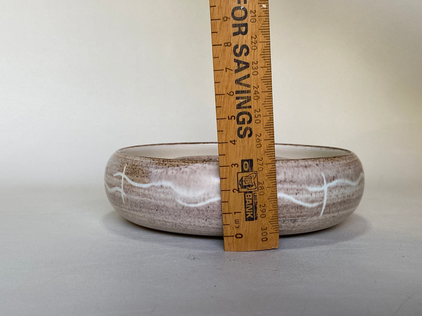 Charles Wilton Float Bowl Posy Ring - light purple and white