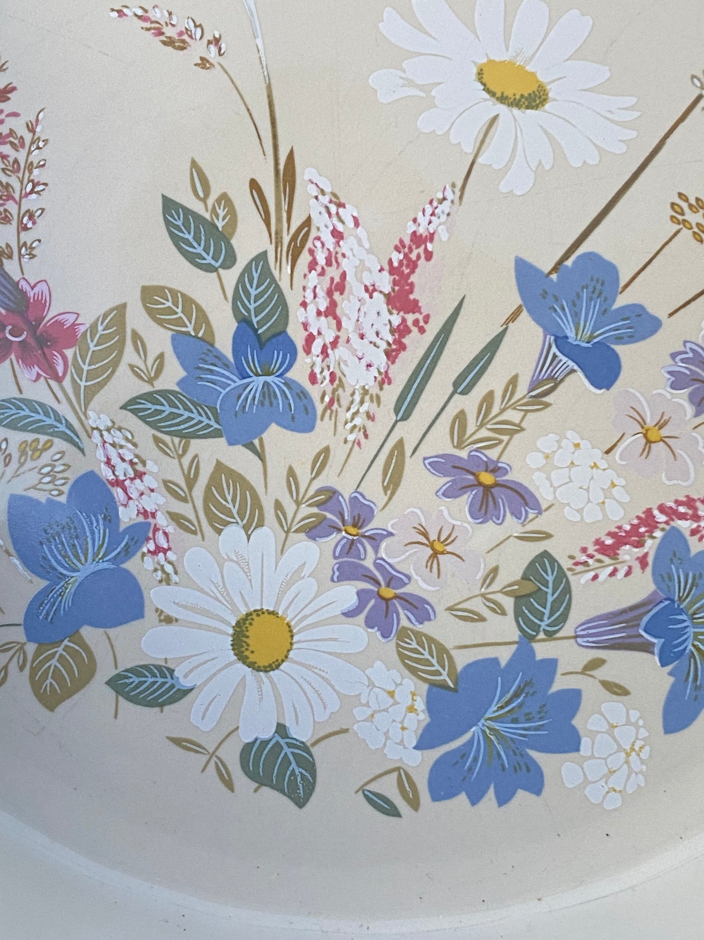 Vintage Poole Pottery Quiche Dish - Spring Time Floral Design