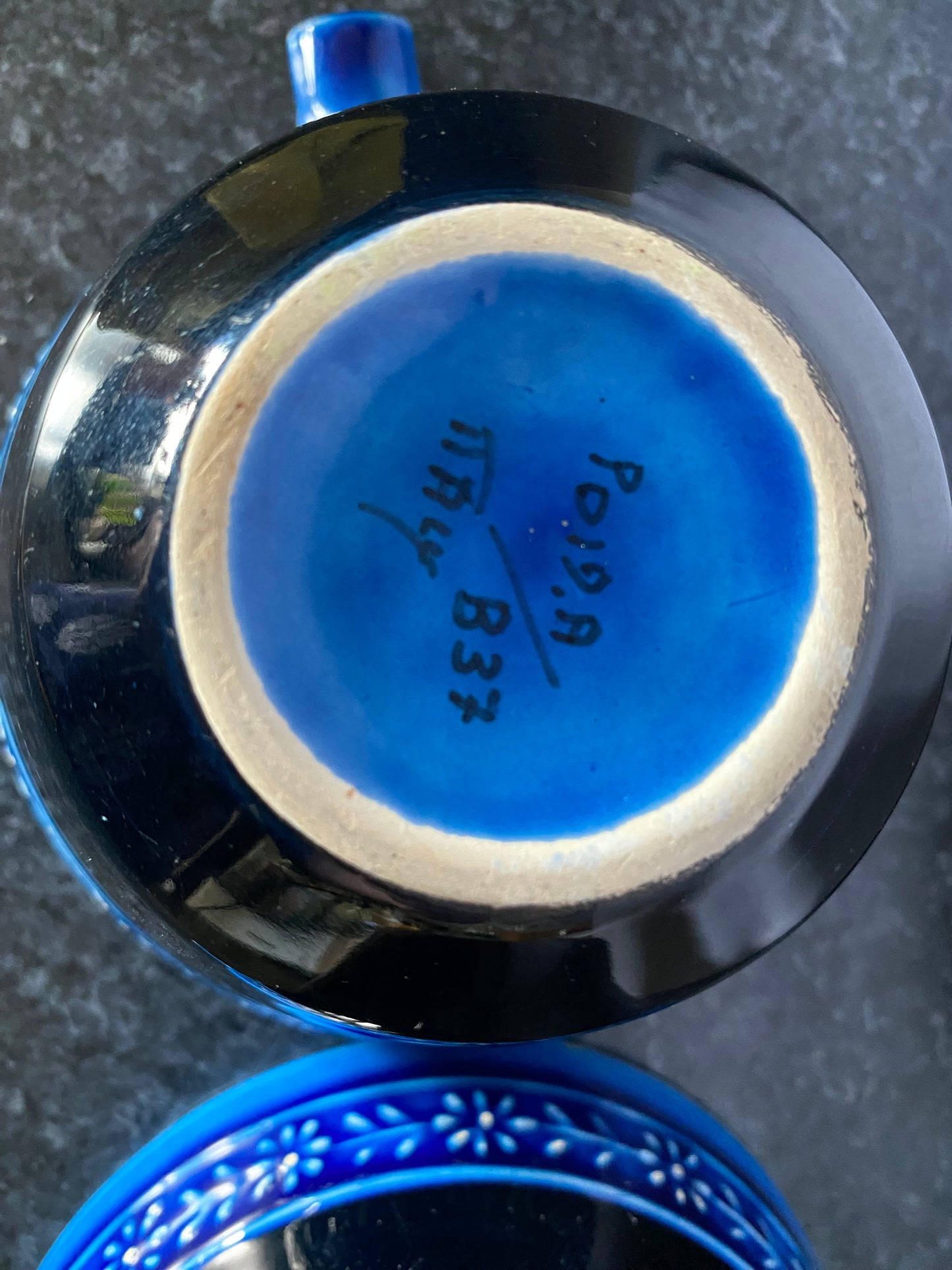 Pair of Bagni Rimini blu ramekins (2)