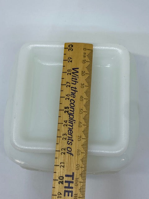 Anchor Hocking Milk Glass Planter 1950s