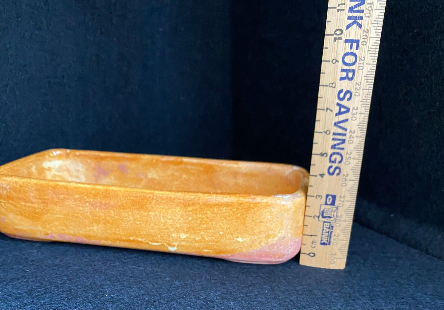 Gorokan Pottery Trinket Dish - orange glaze