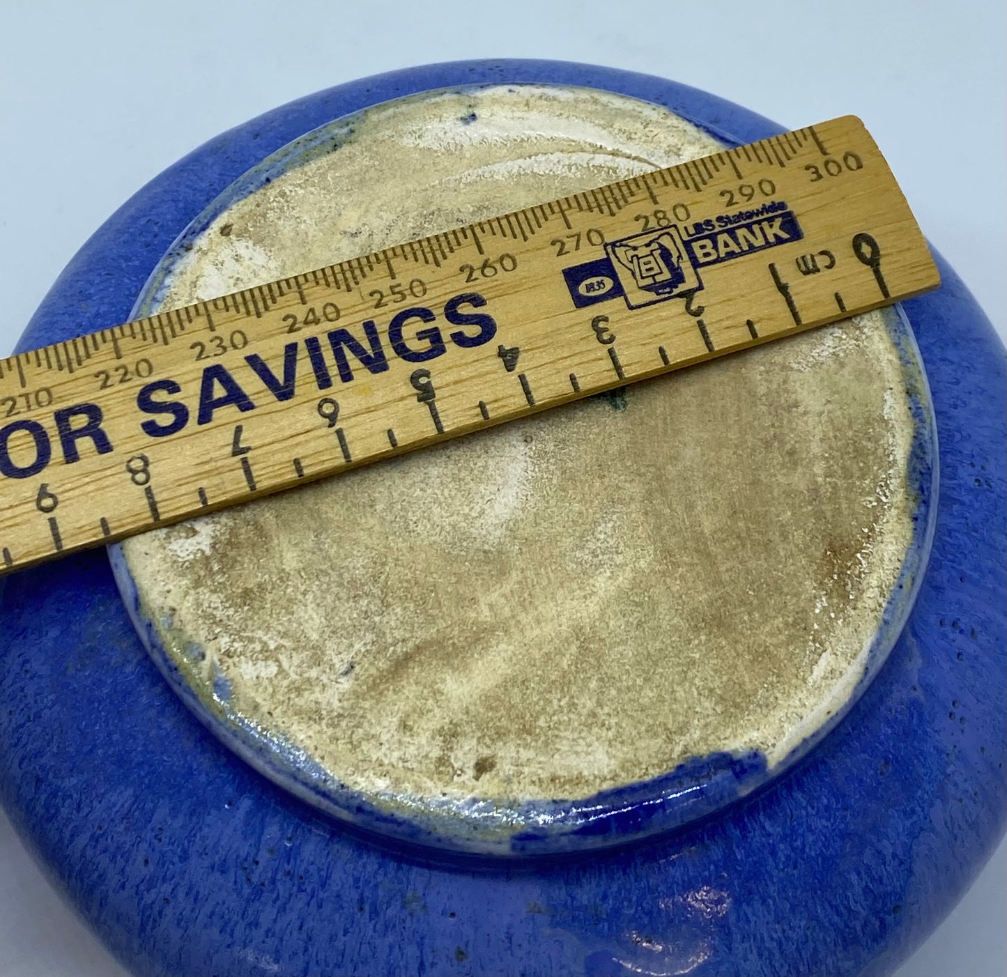 Vintage Melrose Pottery Vase - blue