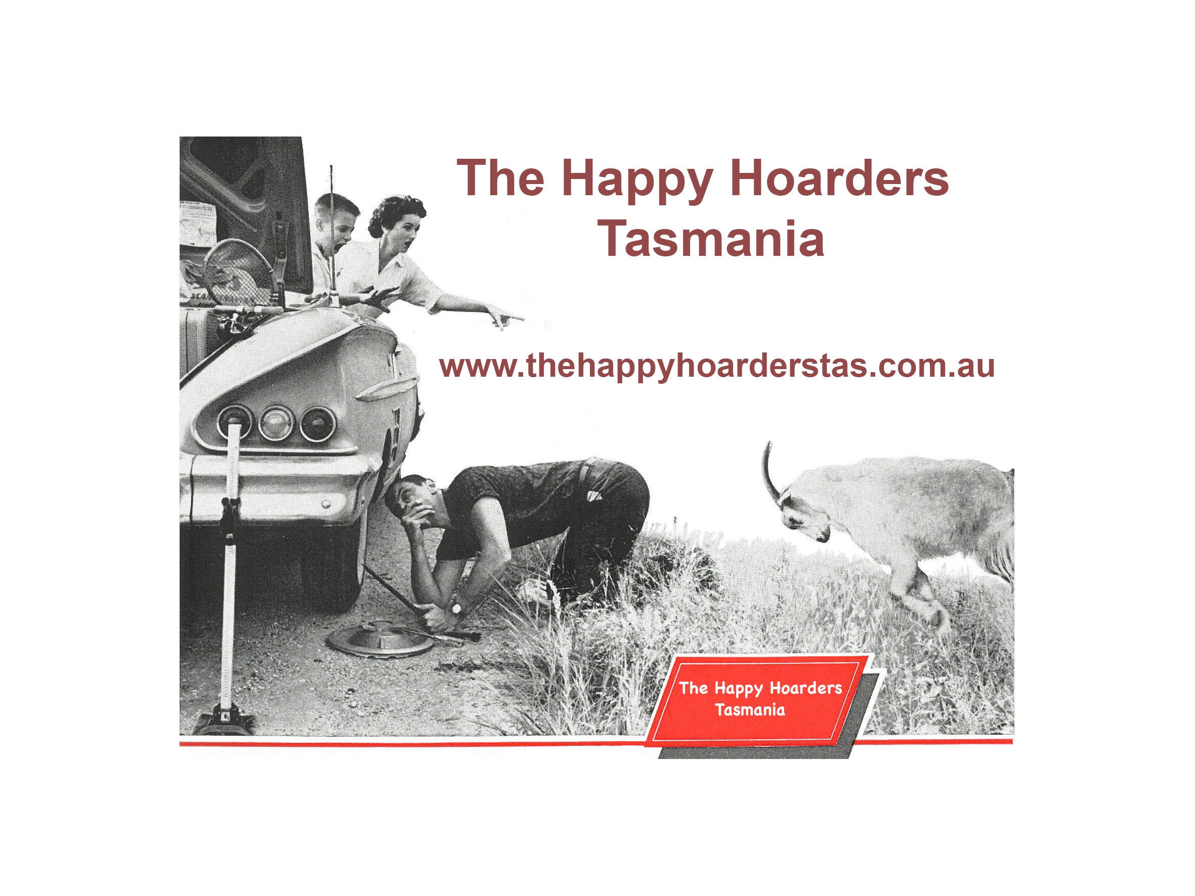 It's cold in them thar hills but it's always sunny weather for op shop The Happy Hoarders Tasmania