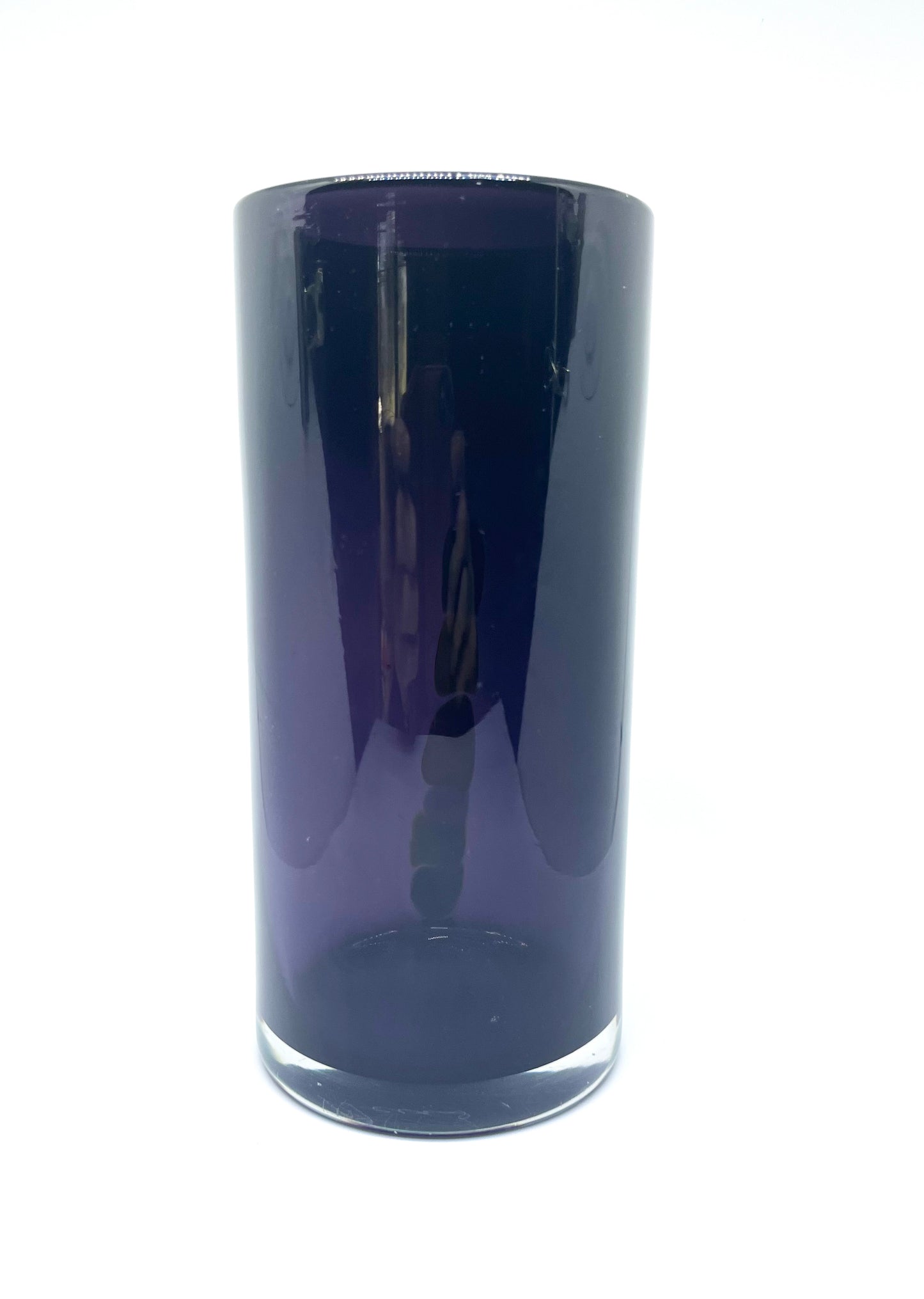 Rare Skrdlrovice signed Jiri Beranek Amethyst Rainbow Vase