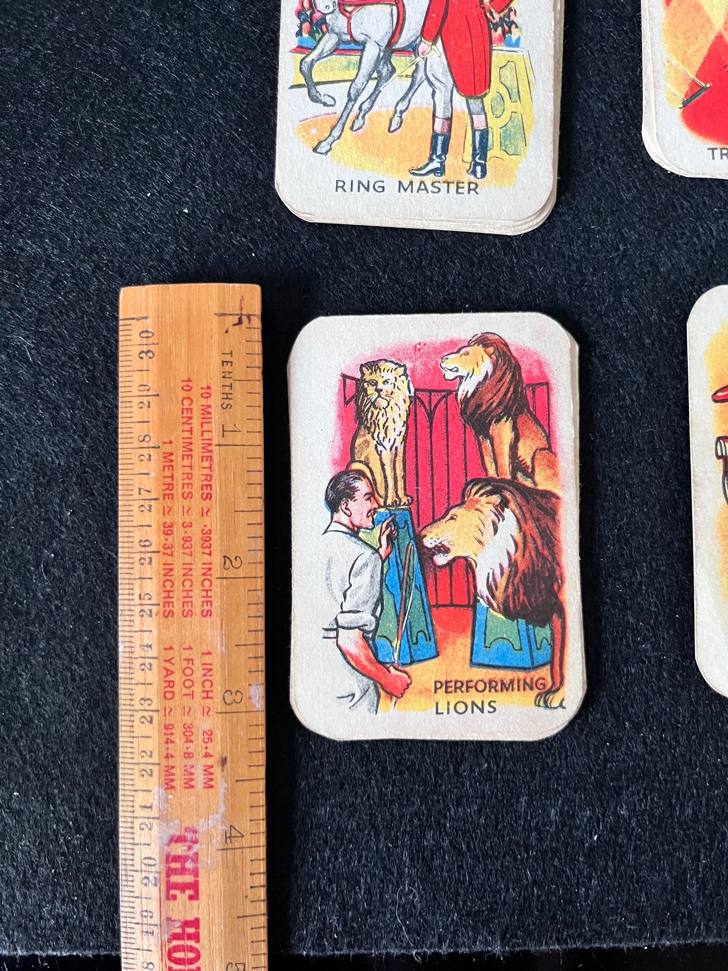 Vintage Circus Snap card game,