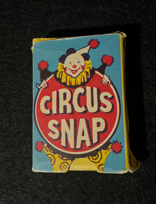 Vintage Circus Snap card game,