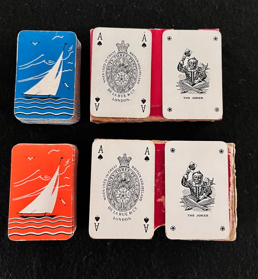 English Playing Cards - Miniature Antique De La Rue & Co.