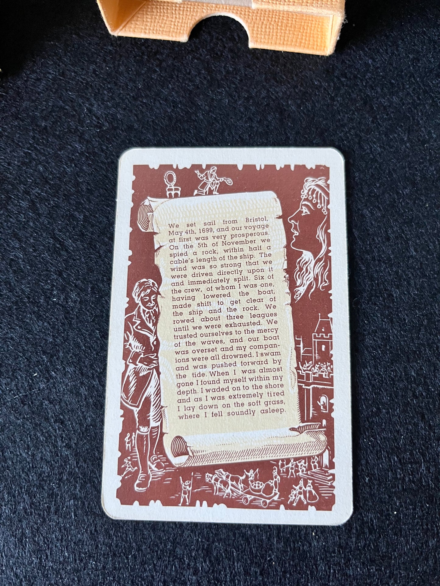 Vintage Gulliver's Travels Card Game