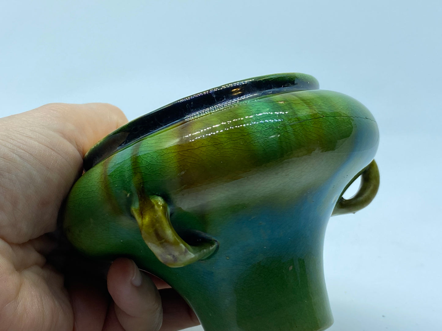 McHugh shape 32 - 1933 tri handle vase - small