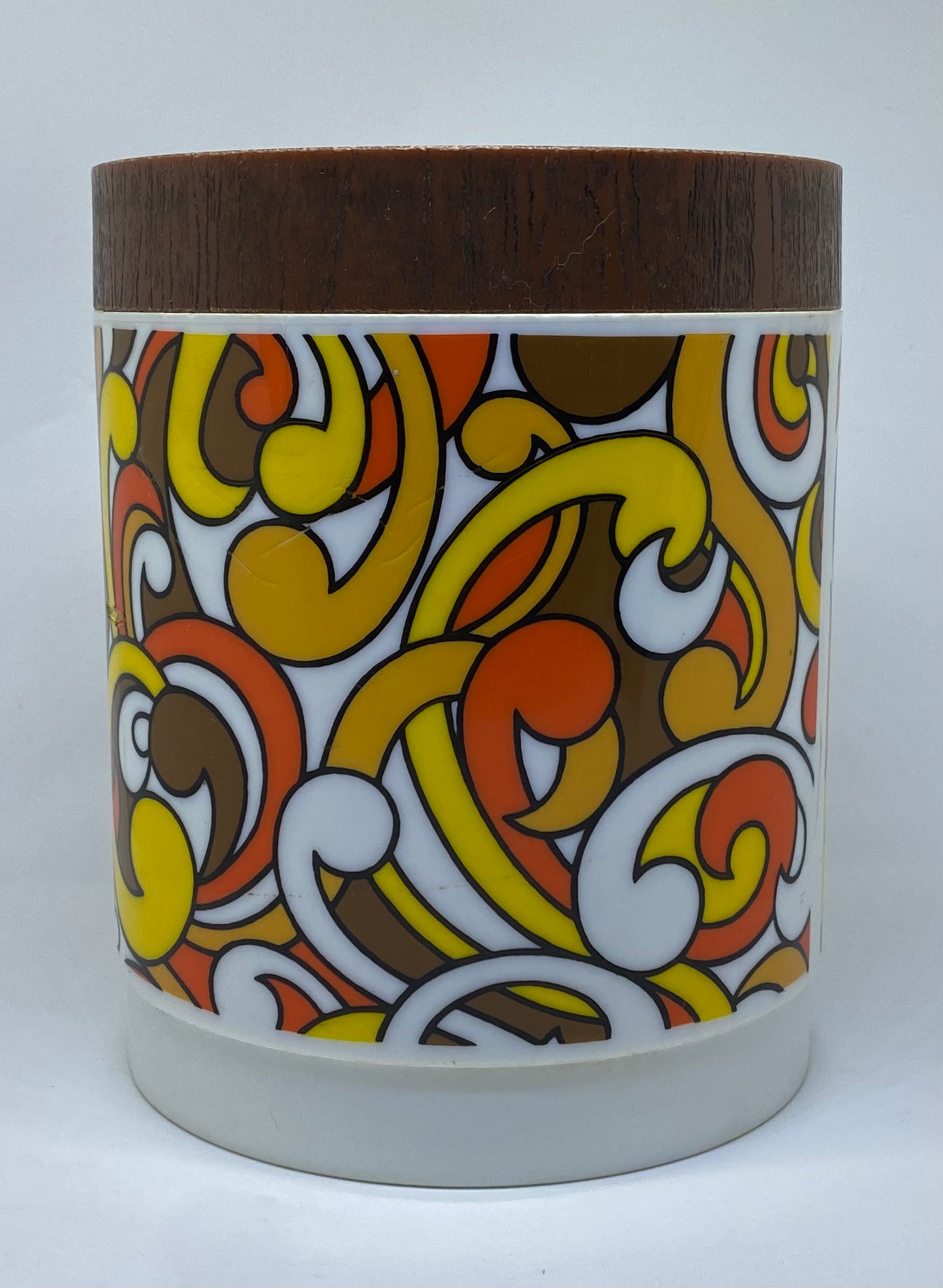 Willow 1970s plastic canister - Large