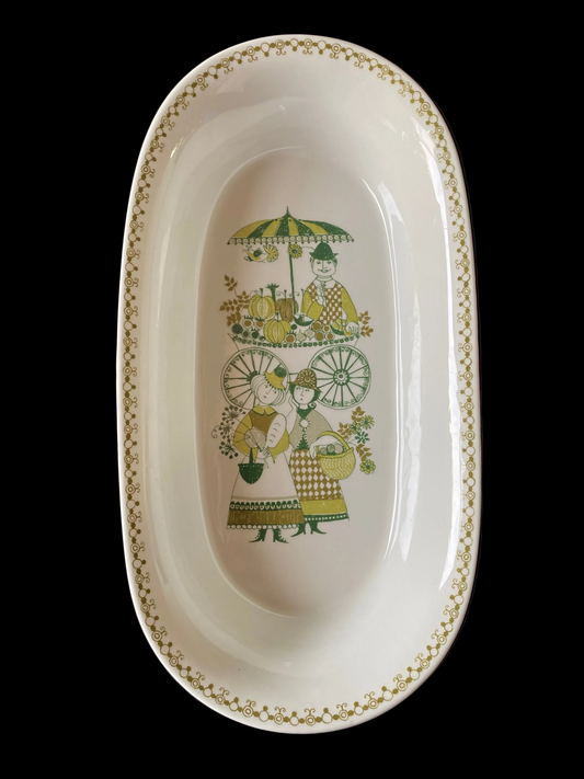Figgjo Market oval ceramic platter - 12020