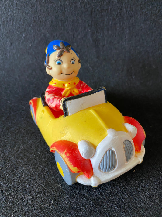 Vintage Noddy rubber/plastic toy car