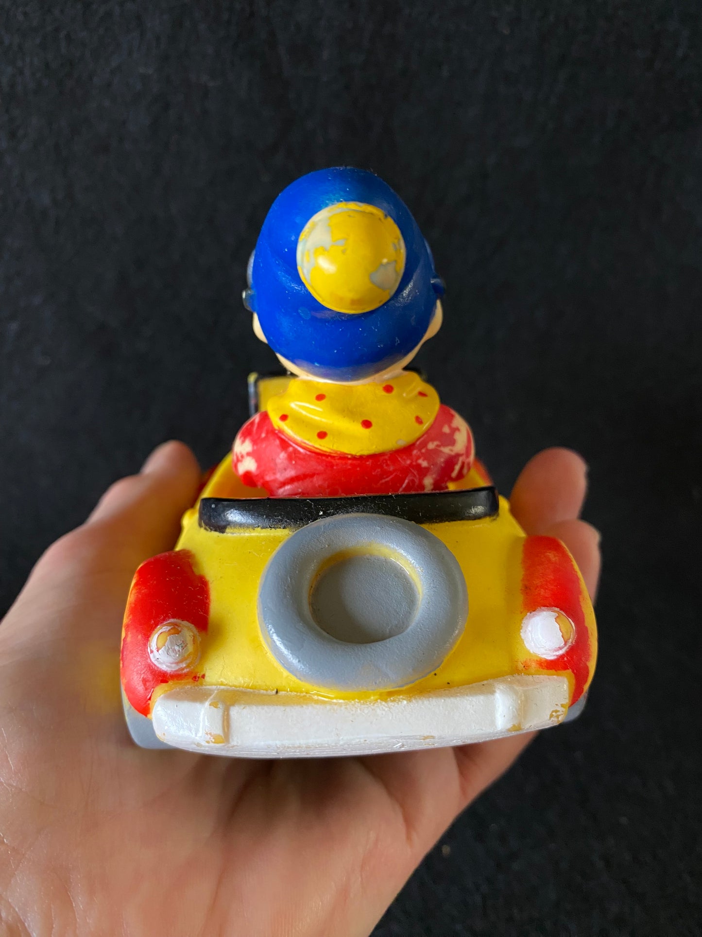 Vintage Noddy rubber/plastic toy car