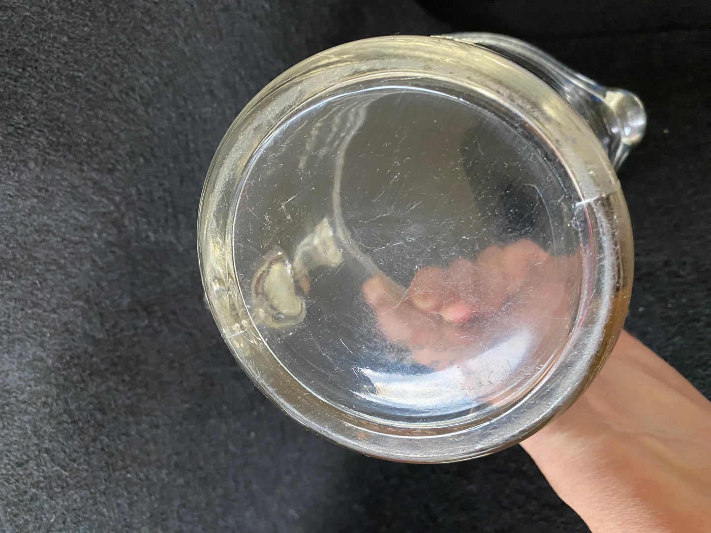 Clear Depression glass (1930s) measuring cup (5 cup/2 pints)