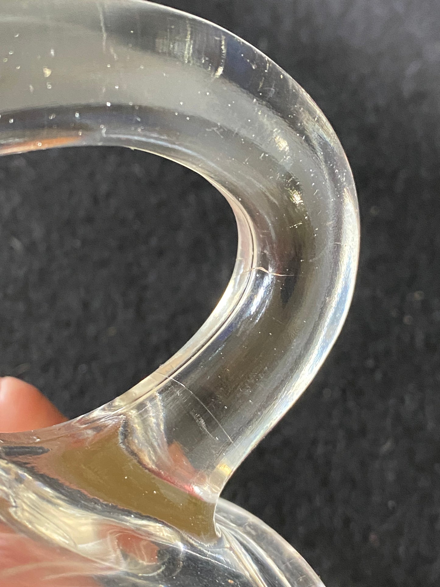 Clear Depression glass (1930s) measuring cup (5 cup/2 pints)