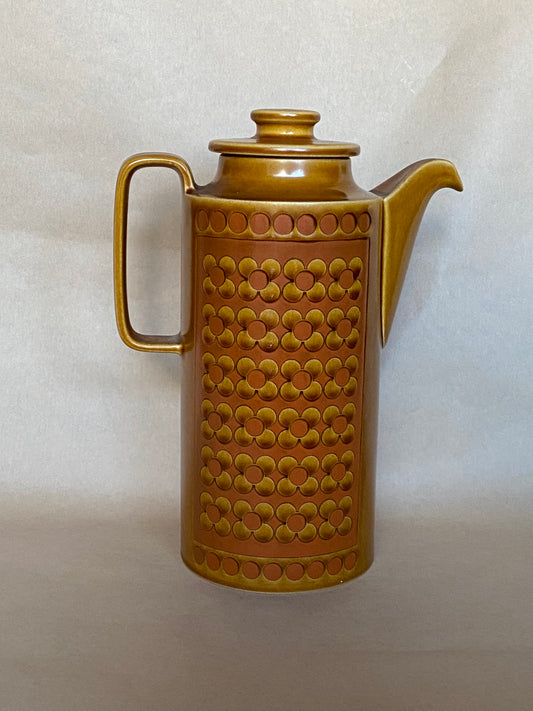 Hornsea Coffee Pot in Saffron design