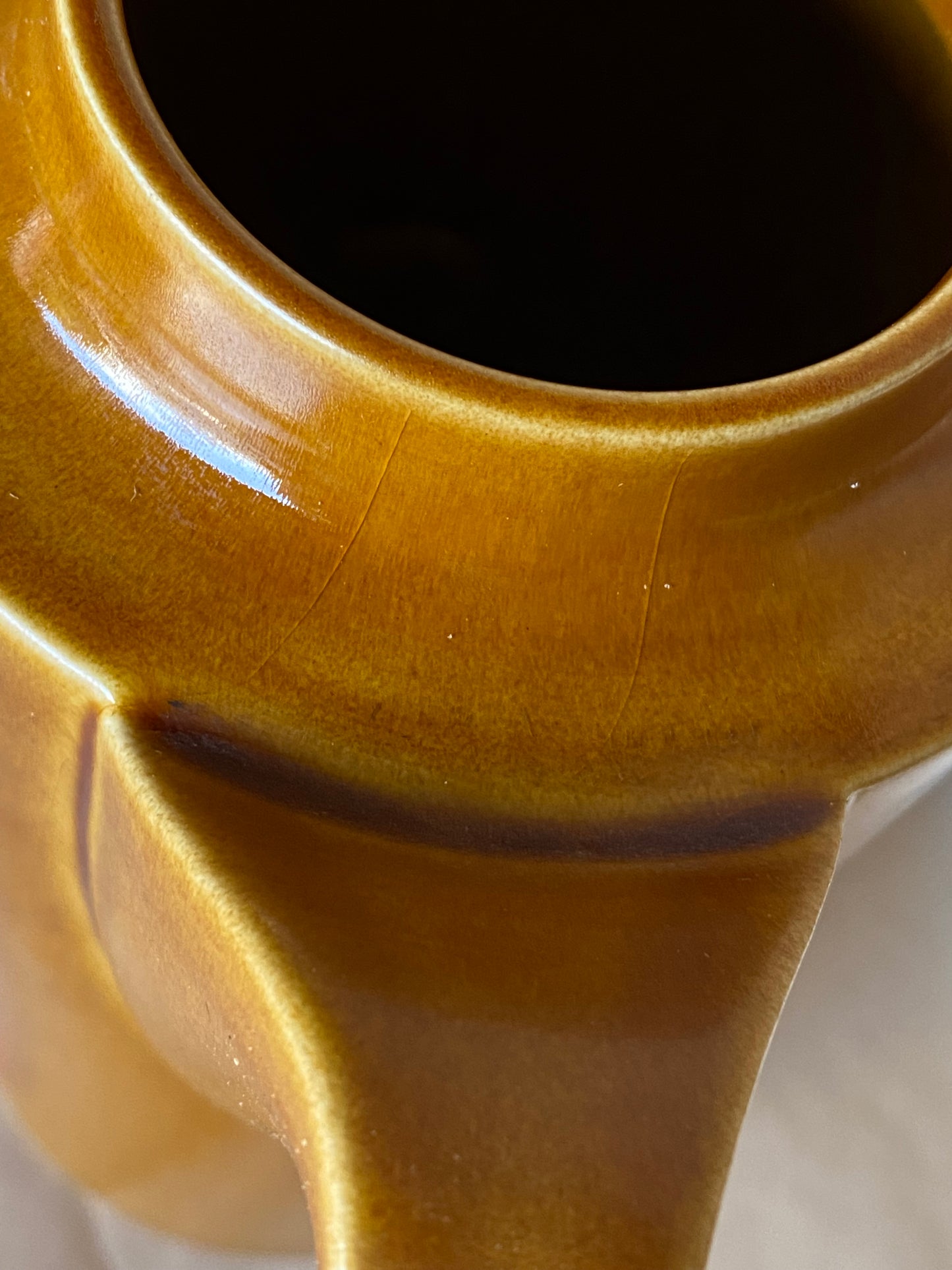 Hornsea Coffee Pot in Saffron design