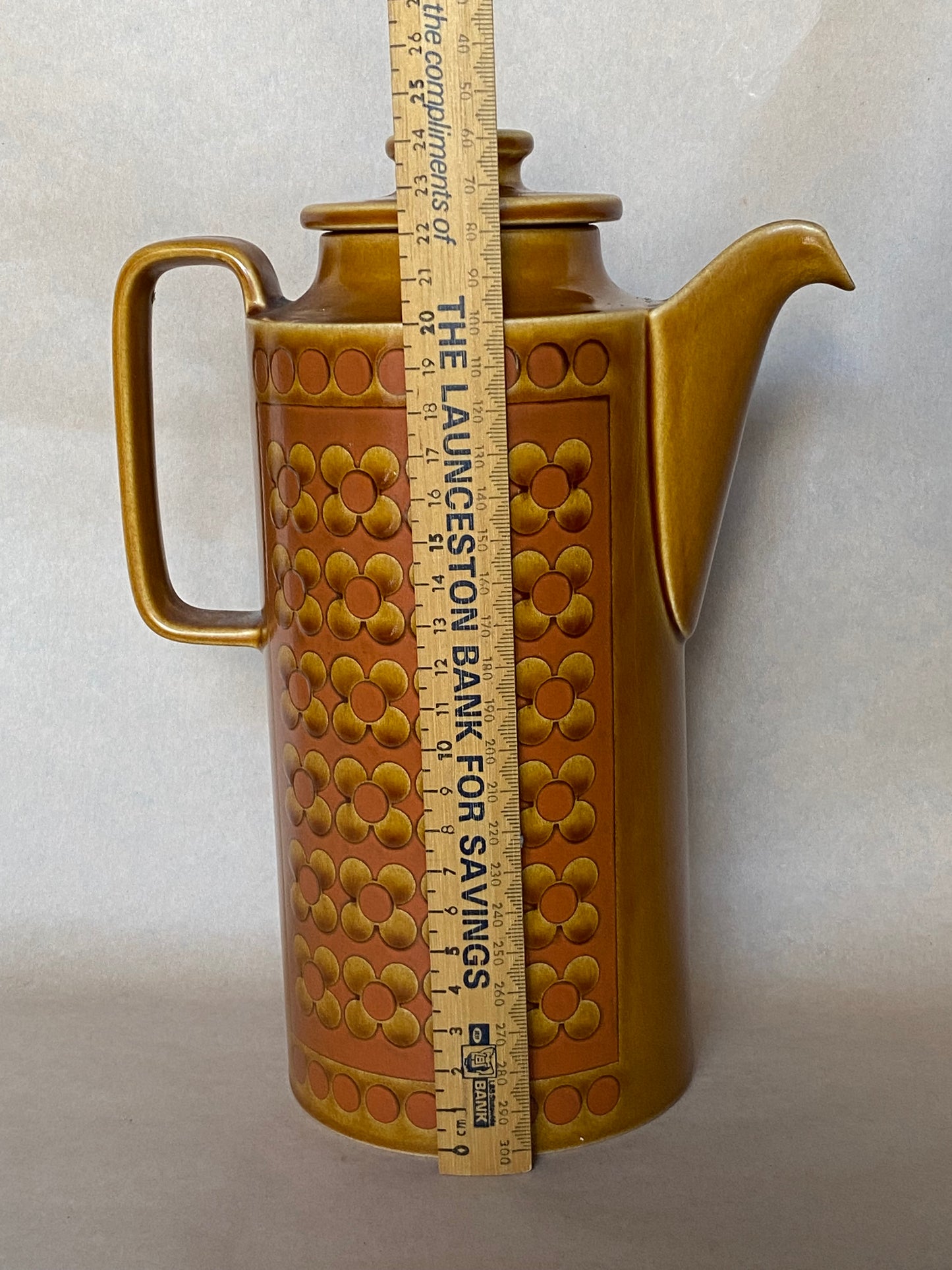 Hornsea Coffee Pot in Saffron design