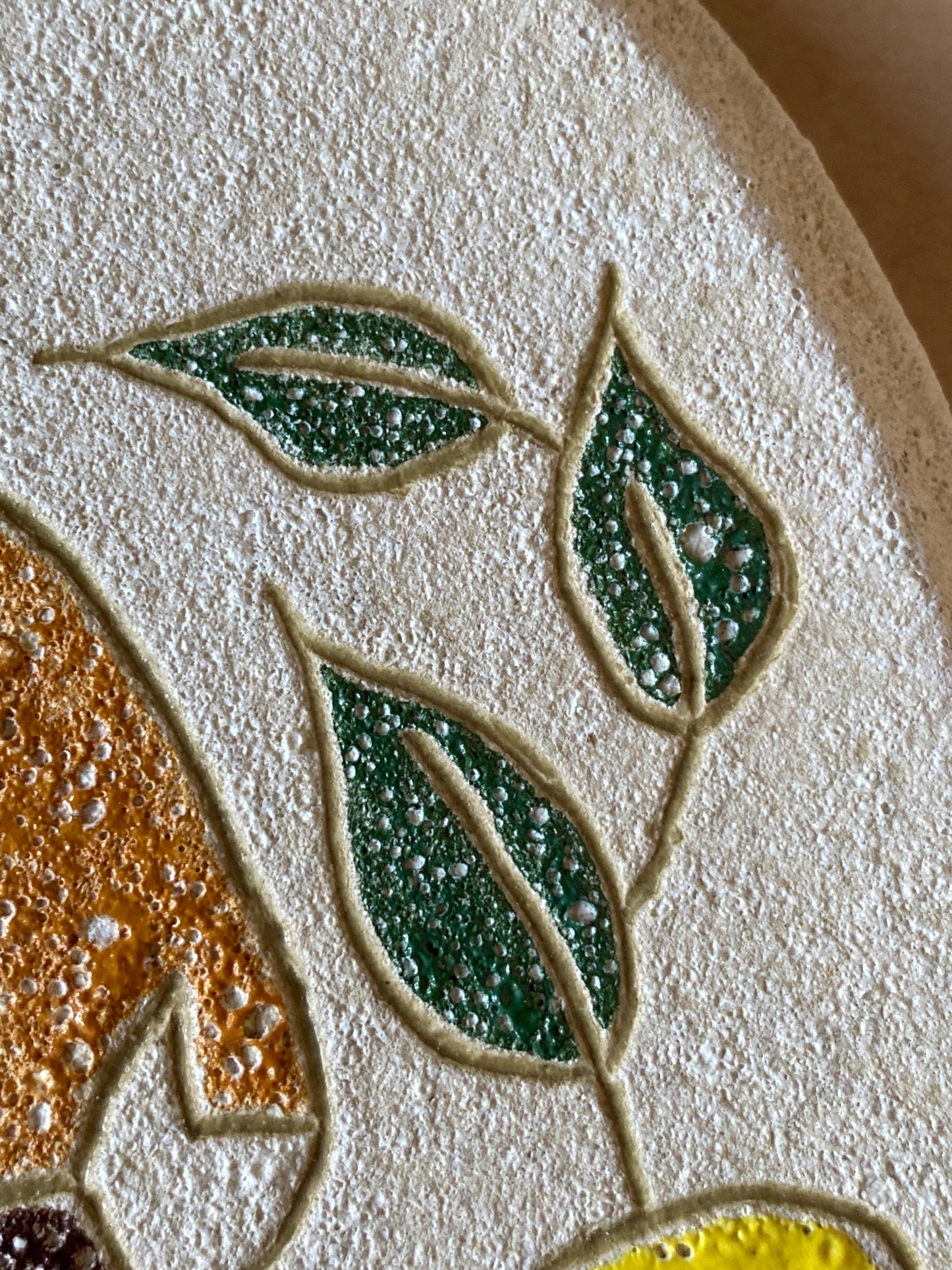 Vintage mushroom wall plaque by Reward