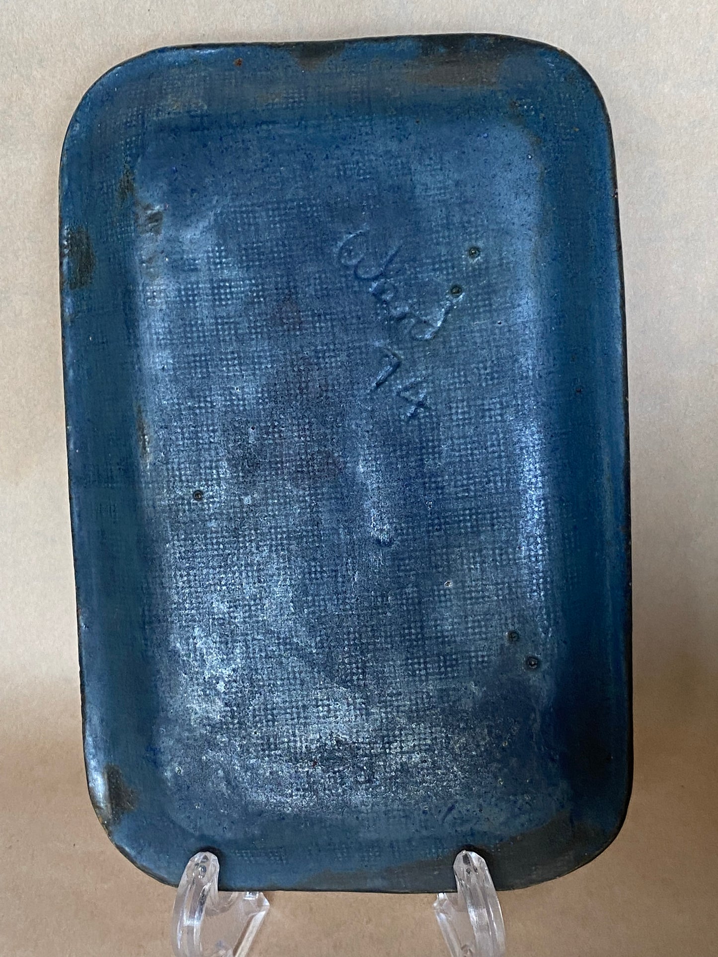 Vintage 1970s Greek Style oblong horse dish