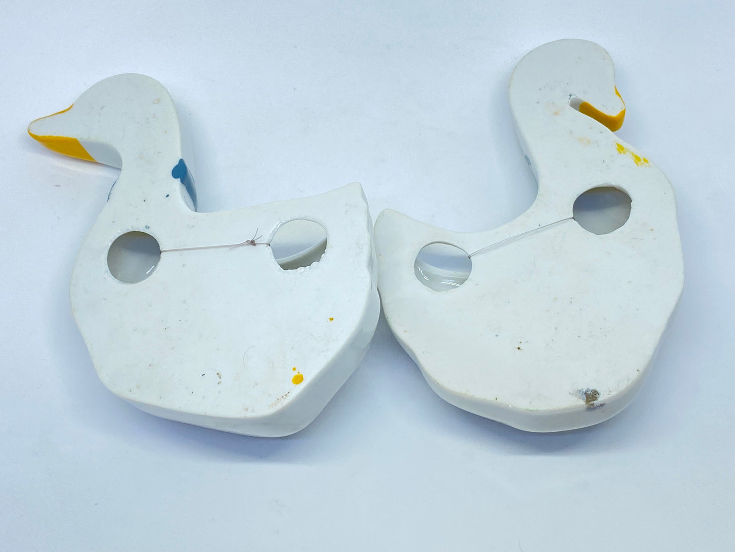 Vintage Japanese Duck family wall pockets