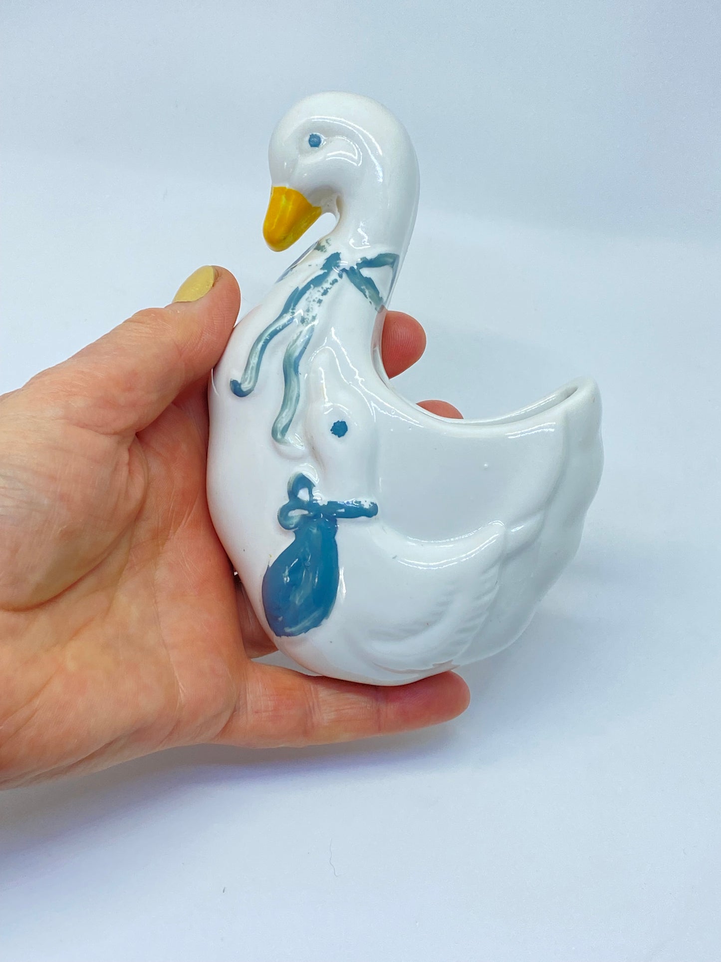 Vintage Japanese Duck family wall pockets