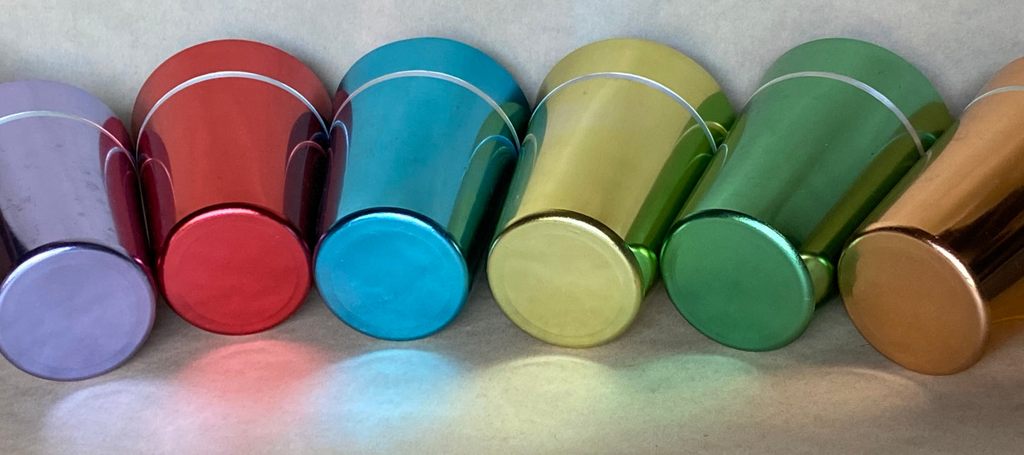 Skai anodised cups in case - 6