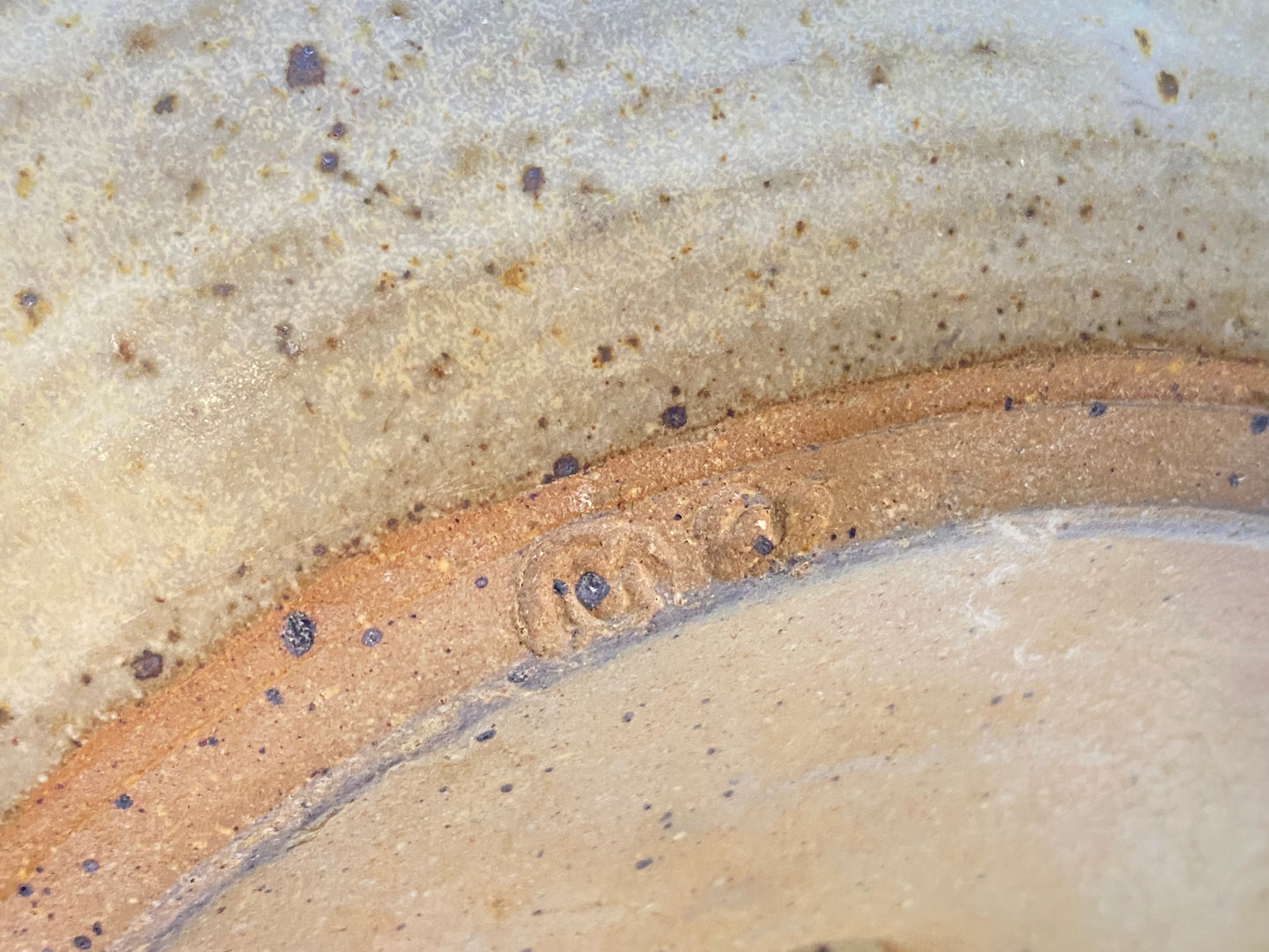 Cynthia Mitchell Tasmania - vintage pottery rice cooker - white dolomite glaze