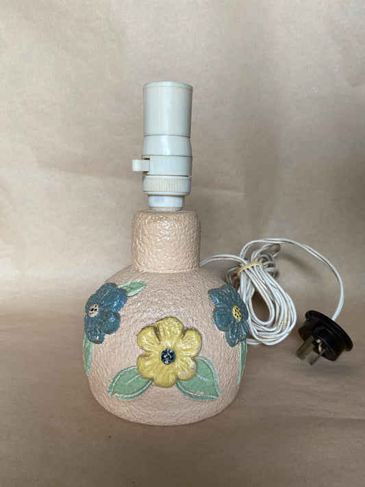 Henning Rathjen floral pottery lamp