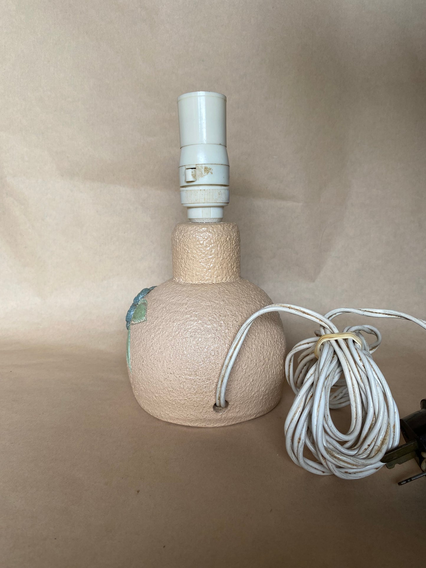 Henning Rathjen floral pottery lamp