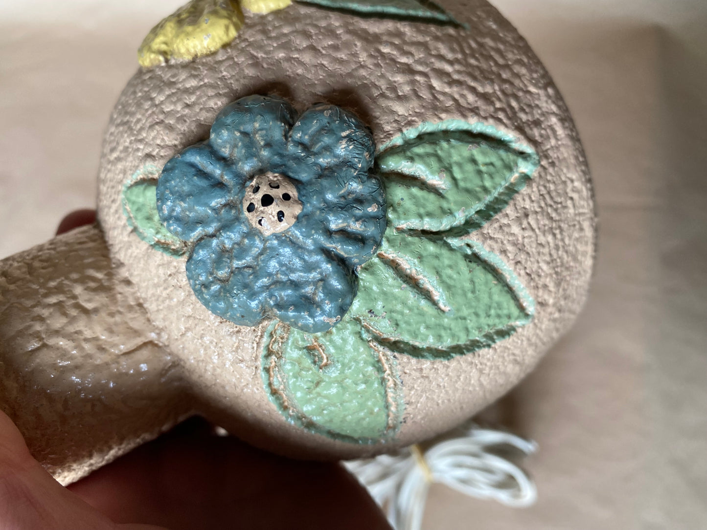 Henning Rathjen floral pottery lamp