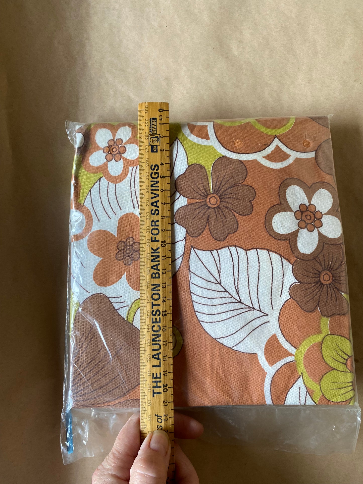 Vintage Hills Ironing Table Cover In brown and green