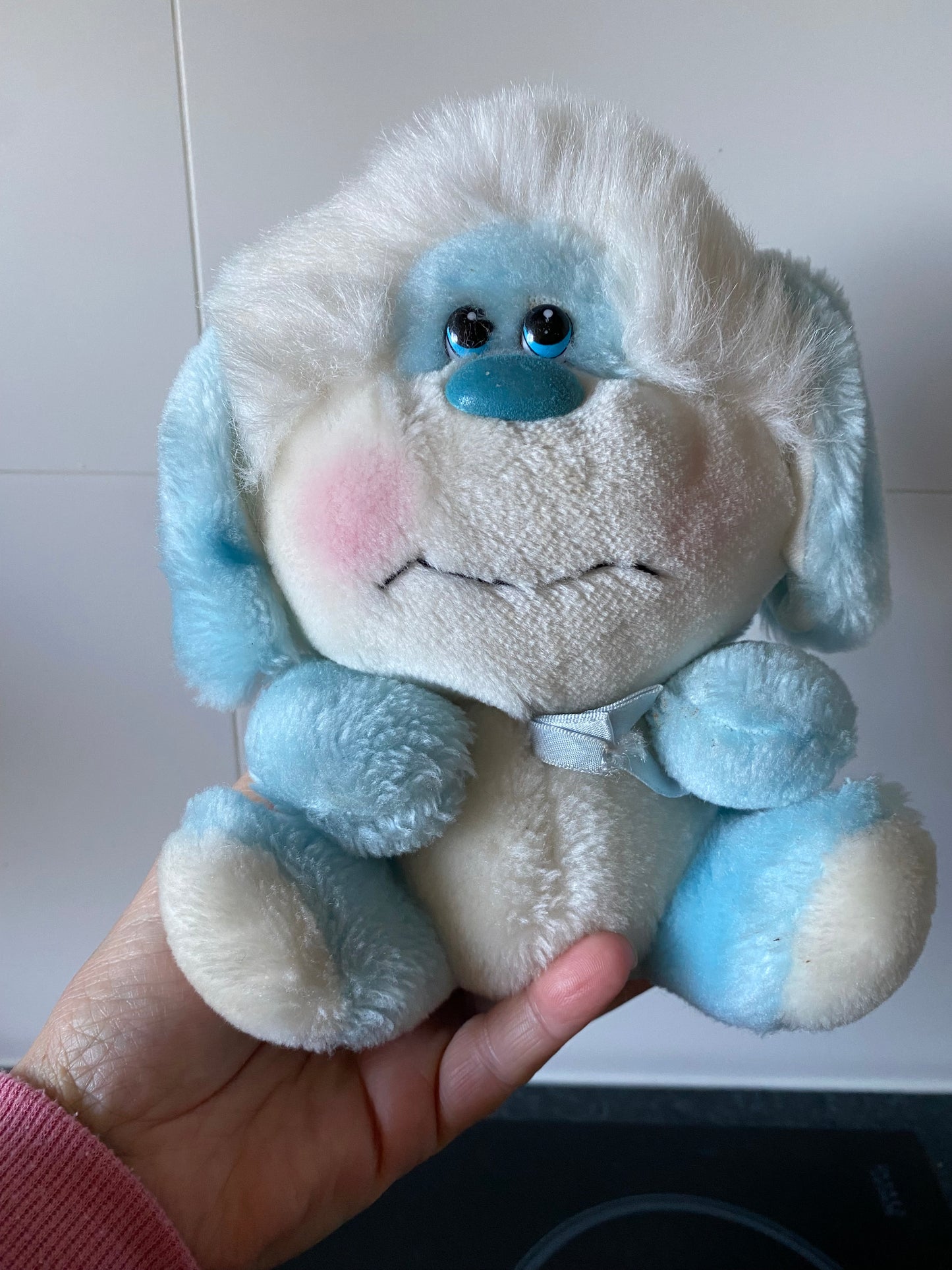 Vintage 1980s Mighty Star Blushers toy dog 1980s