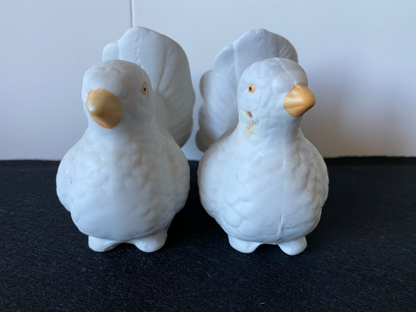 Pair of vintage Flambro R.O.C doves