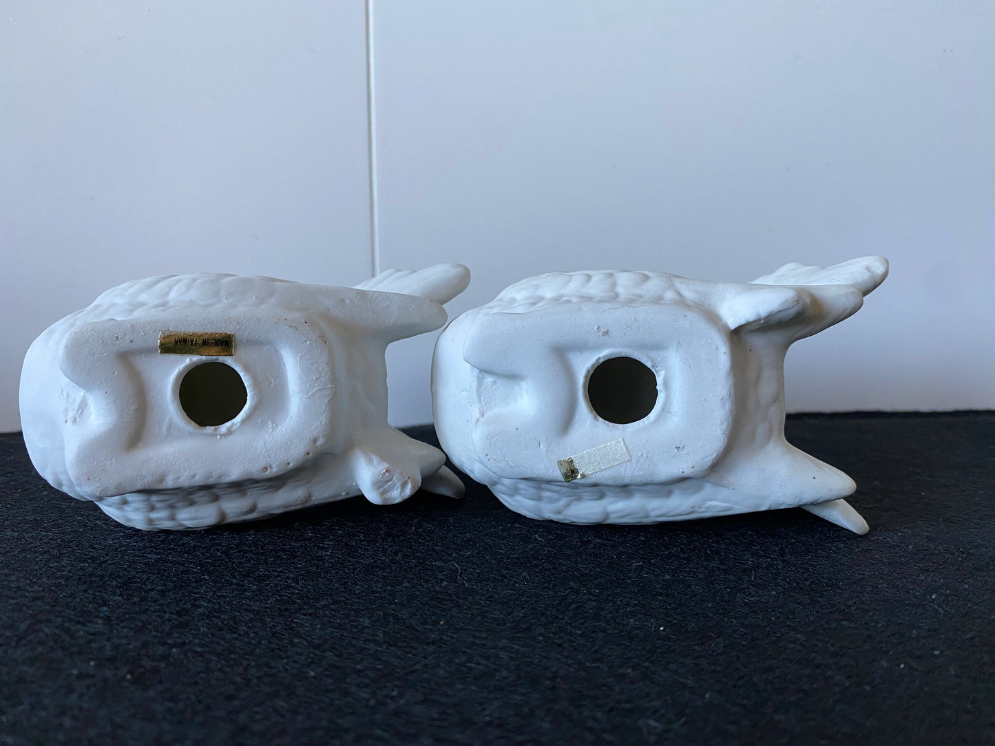 Pair of vintage Flambro R.O.C doves