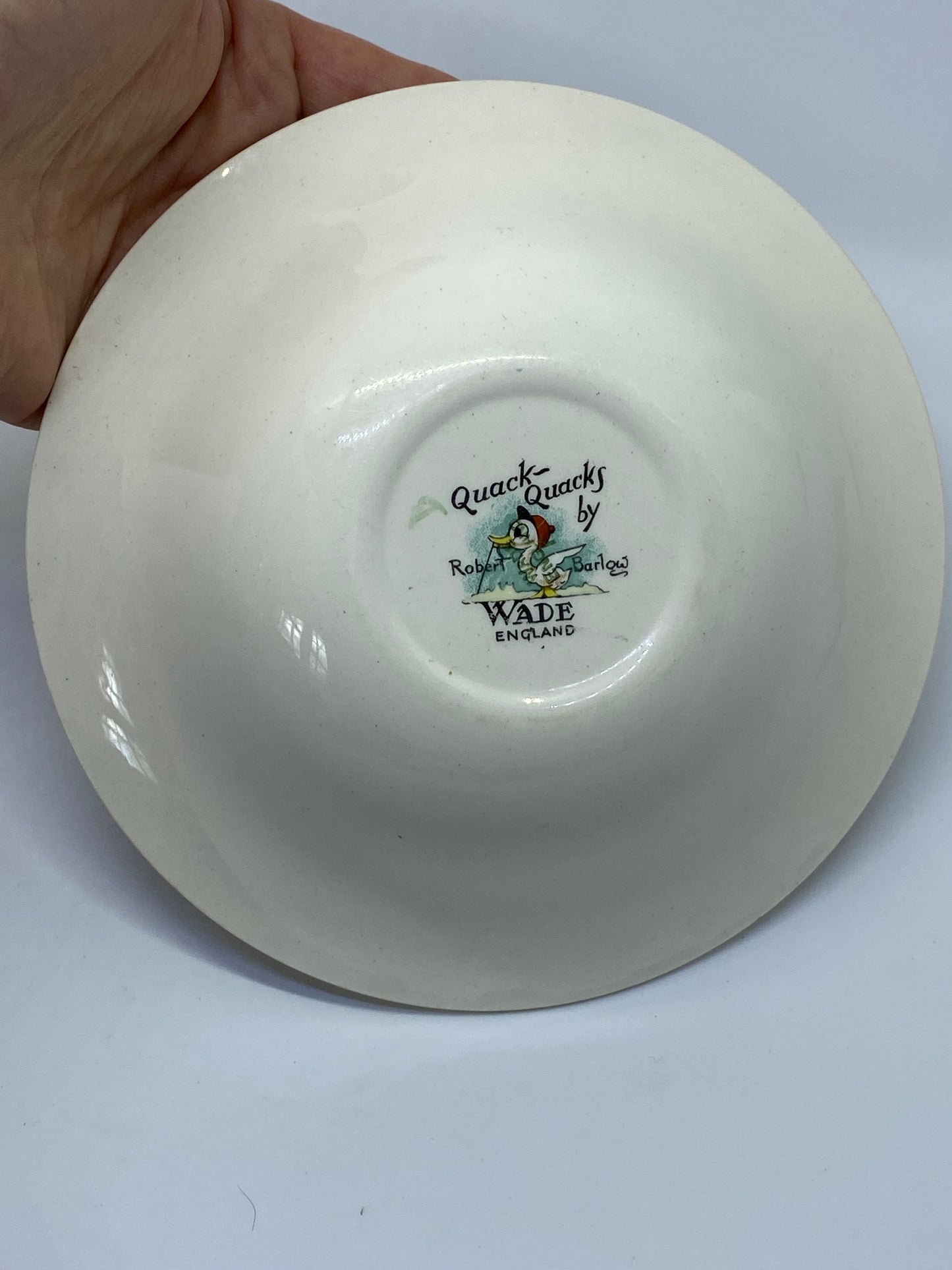Vintage Wade - Quack Quacks children's bowl - Robert Barlow