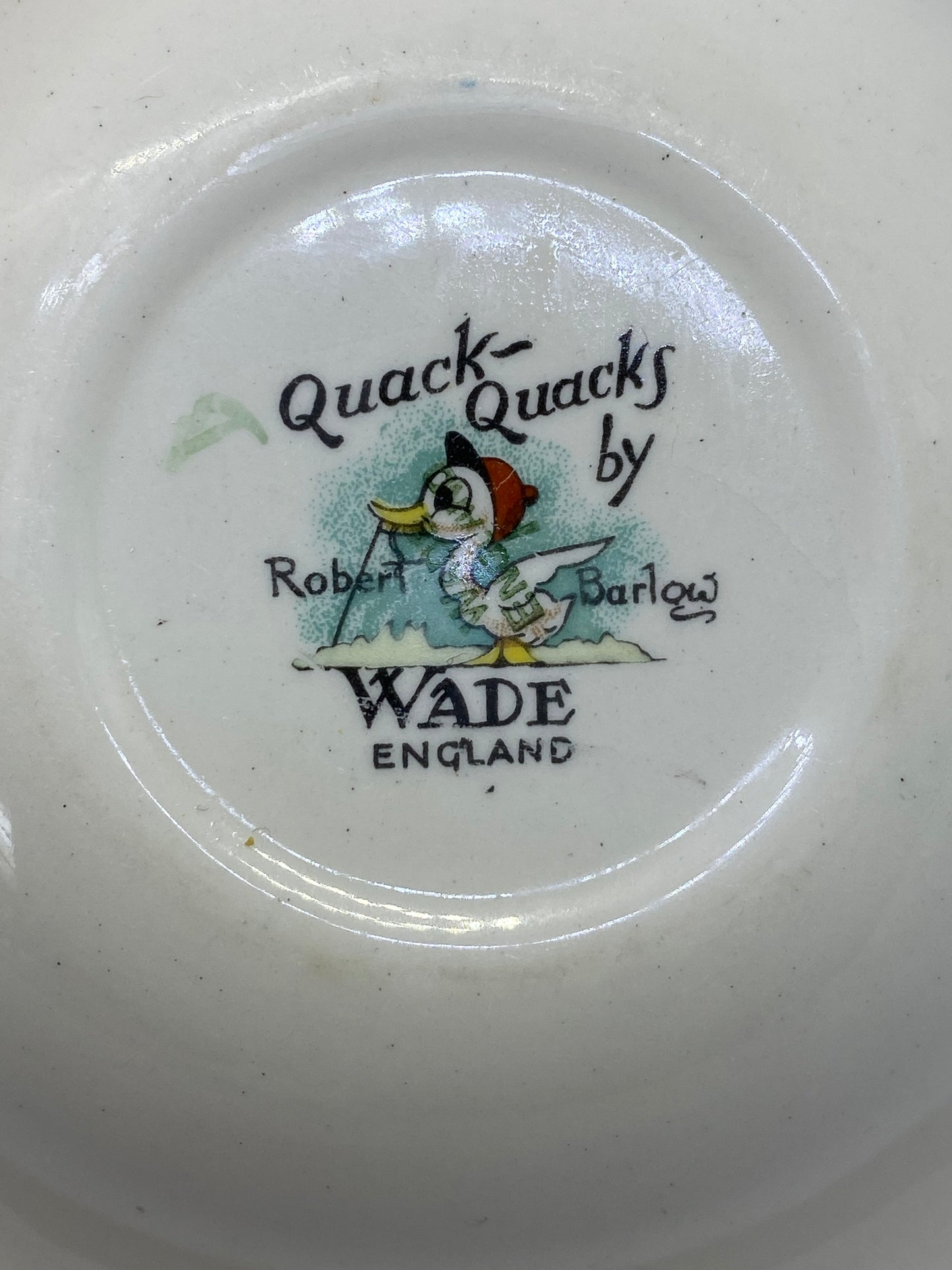 Vintage Wade - Quack Quacks children's bowl - Robert Barlow