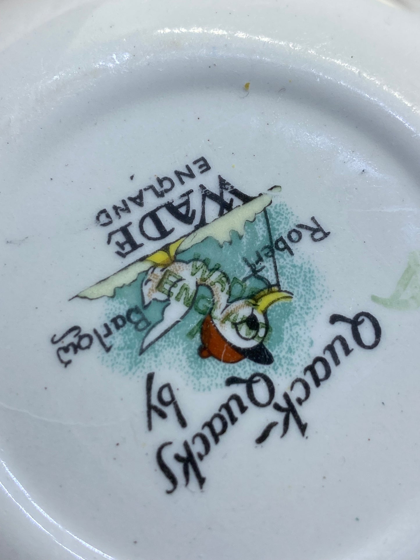 Vintage Wade - Quack Quacks children's bowl - Robert Barlow