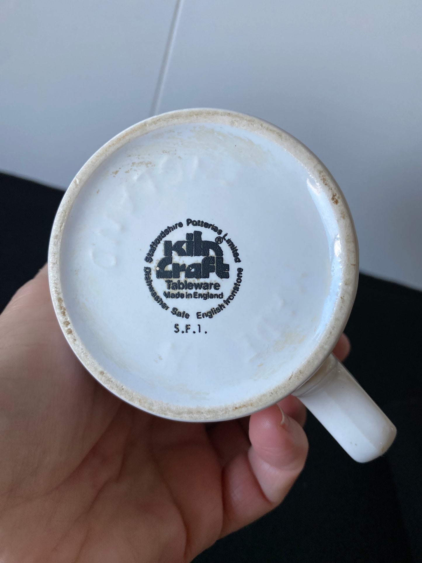 Vintage 1980s Andy Capp Cartoon "I'm gaspin!" Kiln Craft Cup
