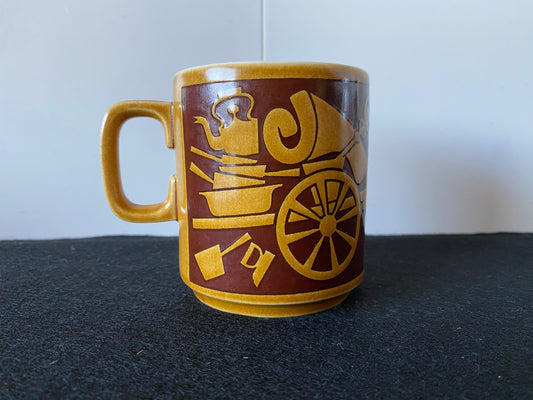 Hornsea Horse and Cart cup design by John Clappison