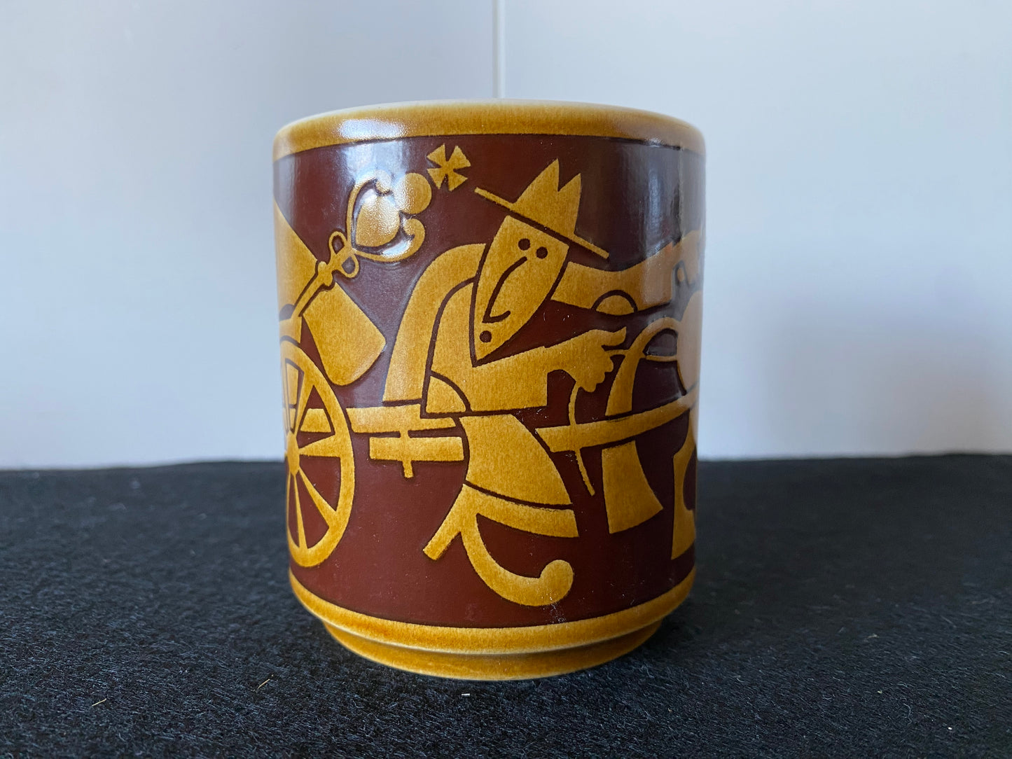 Hornsea Horse and Cart cup design by John Clappison
