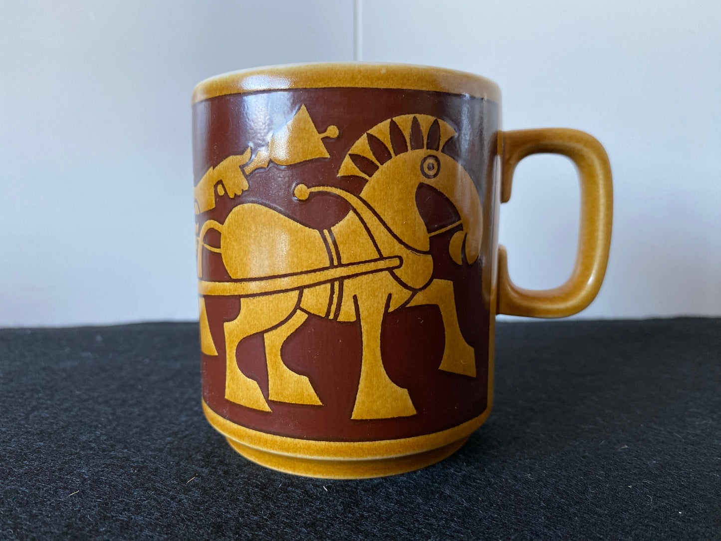 Hornsea Horse and Cart cup design by John Clappison