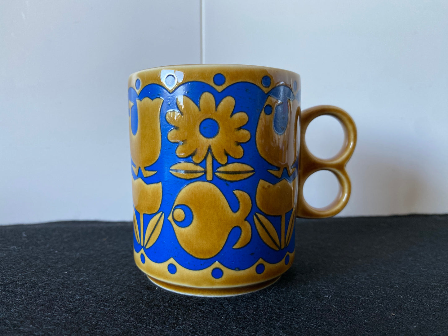 Hornsea fish and flower - John Clappison design 1970s
