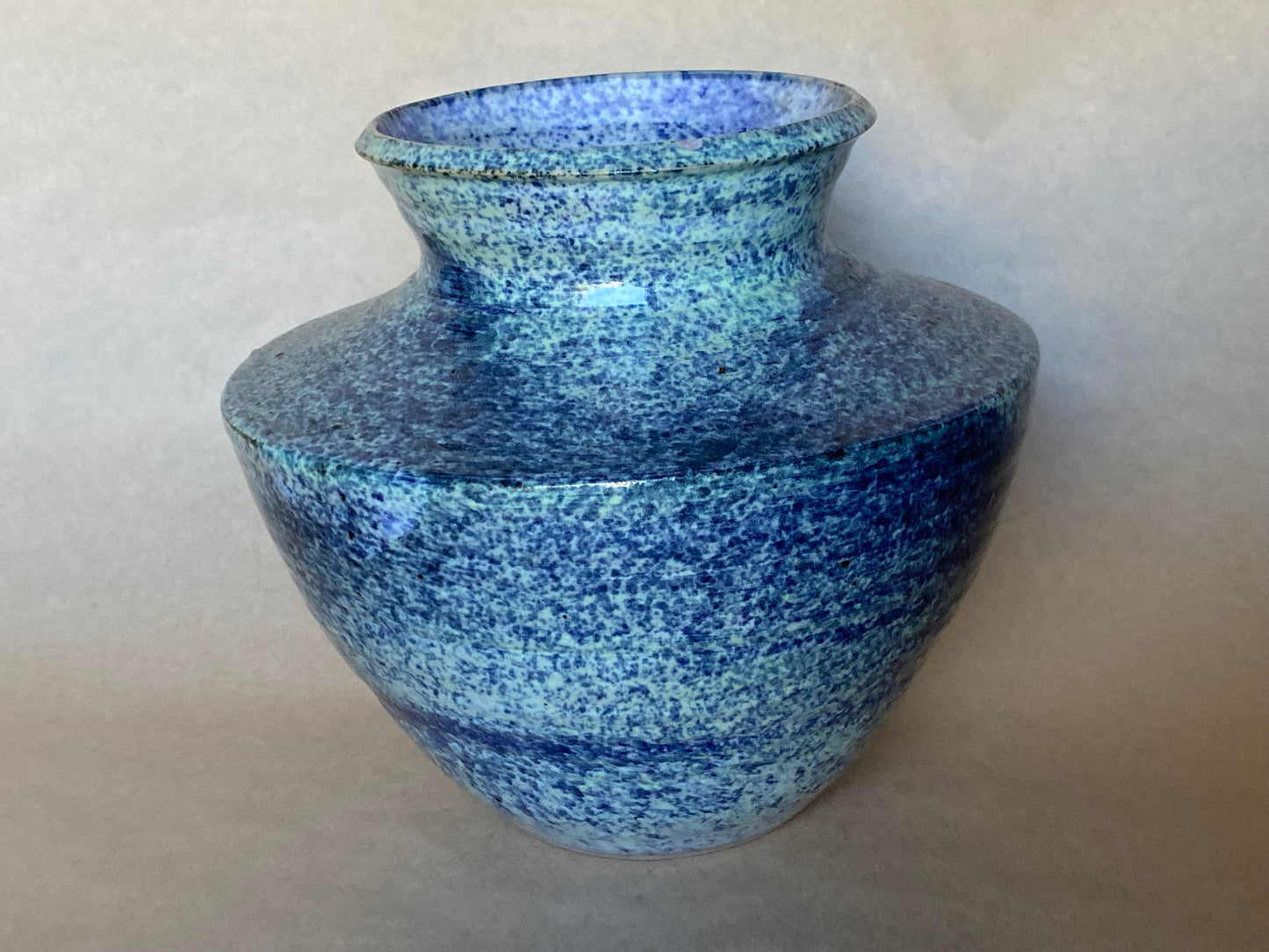 “Mogo Pottery” Australia pottery vase in blue